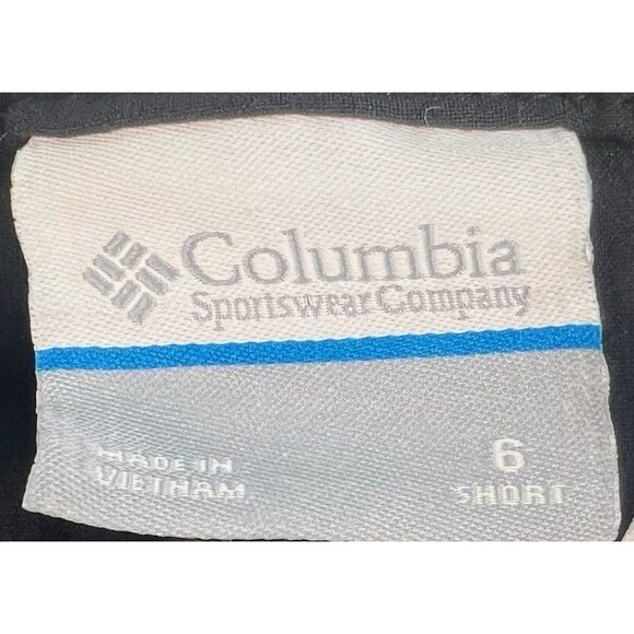 Columbia Omni Shield Pants Womens Size 6 Short Black Hiking Gorpcore Outdoors - Picture 9 of 10